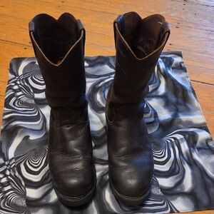 Justin Original Work Boot, Brown, Size 7